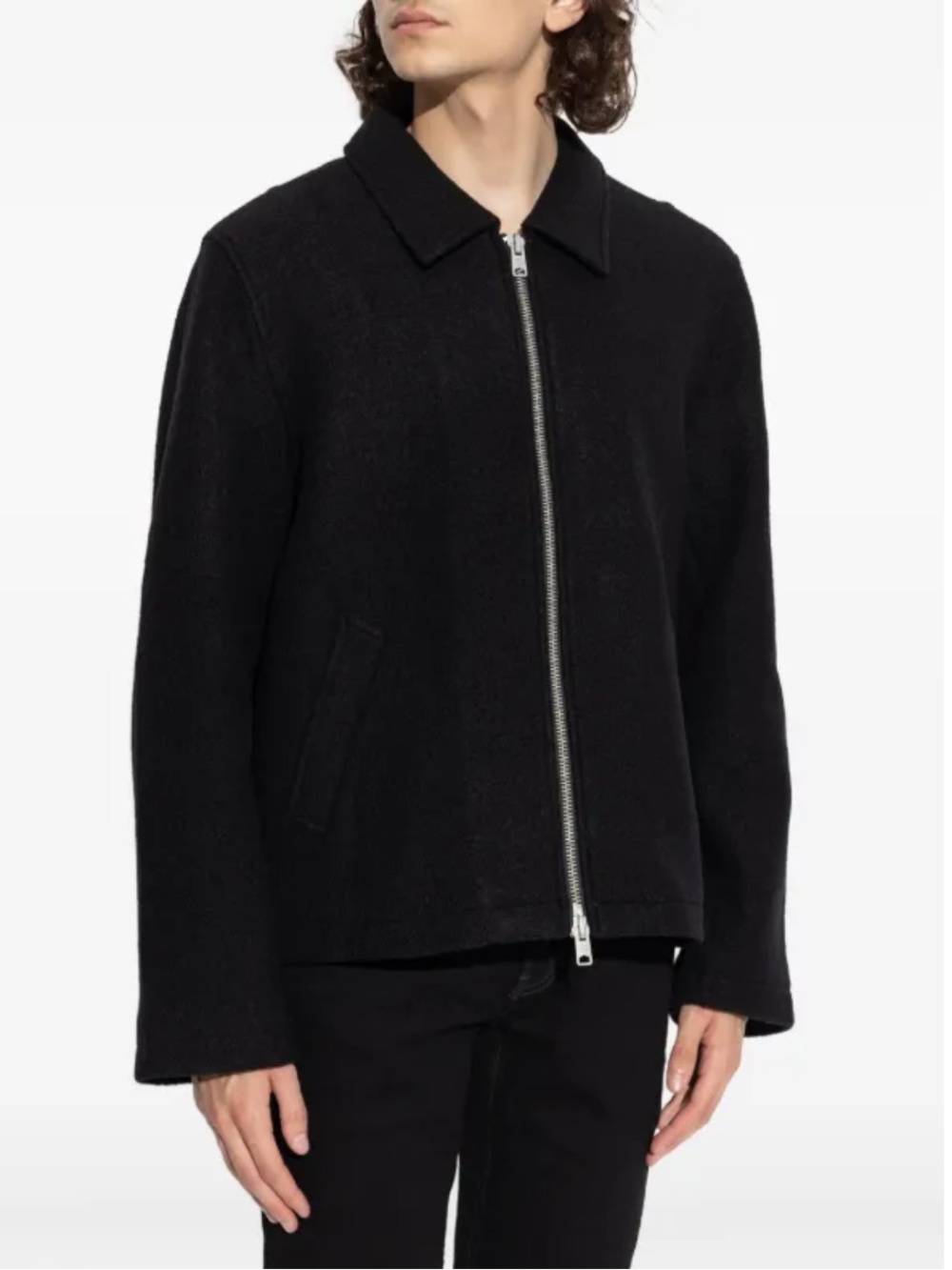 AllSaints | Woman’s Zip-front Wool jacket Original price $1,072 - Picture 3 of 13